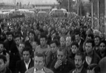 La primera huelga obrera contra la dictadura