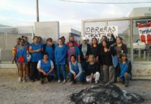 Ocupando la planta de Textil Neuquén