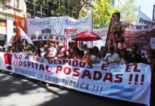 Paro de estatales, movilización y debate expuesto
