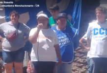21F en Rosario: Intervención de la CCRS en el acto