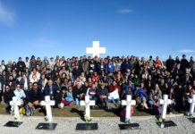 Familiares de combatientes visitaron Malvinas