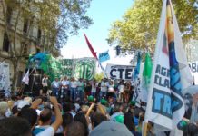 CABA: Paro y movilización de gremios y movimientos sociales