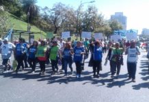 Organizaciones sociales reclaman trabajo y rechazan el 15%