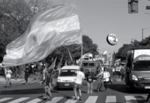 Marcha Federal docente: Multitud de guardapolvos blancos