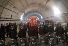 Represión a los trabajadores del Subte