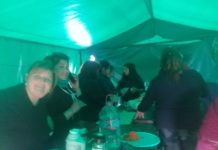 Beltrán: Olla popular frente a Fabricaciones Militares