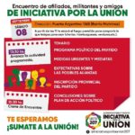 TDF: Encuentro de afiliados, militantes y amigos de Iniciativa por la Unión
