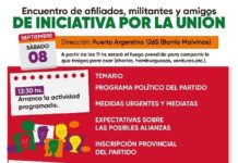TDF: Encuentro de afiliados, militantes y amigos de Iniciativa por la Unión