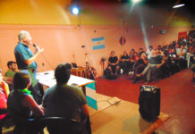 Guillermo Rocha en el Plenario Constitutivo