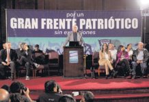 Convocatoria a un gran frente patriótico