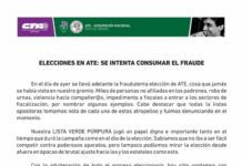 Denuncias de fraude en ATE Nacional