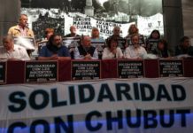 Paro nacional en apoyo a docentes chubutenses