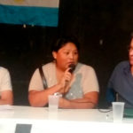 Magaly Condori en el plenario