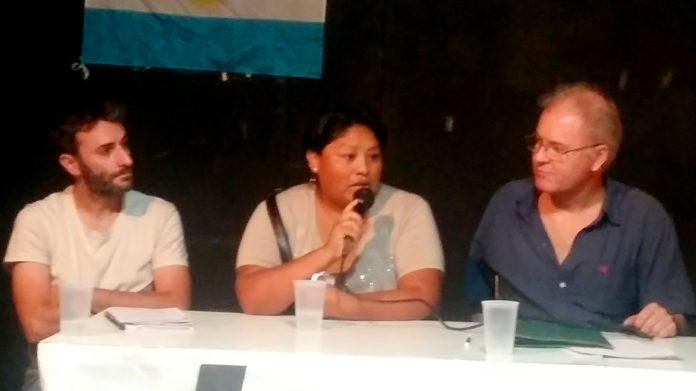 Magaly en el plenario