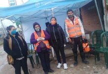 Posta sanitaria en Sarmiento: “Hay que cuidarse más”