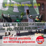 UTT presentó proyecto de Ley de Acceso a la Tierra