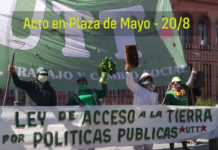 UTT presentó proyecto de Ley de Acceso a la Tierra