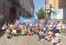 8M | Reclamos frente a la Legislatura porteña