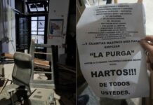 Repudio al atentado al local del Frente de Todxs en Bahía Blanca