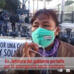Reclamo ante Jefatura de Gobierno porteño por la emergencia socio-sanitaria