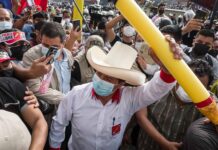 Castillo presidente de Perú