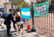 Liberación Popular y el CR de campaña y colecta en las calles