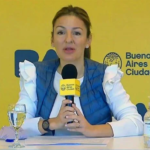 La ministra Acuña en campaña