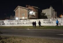Campaña de pintadas en La Matanza