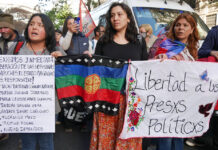 Por la libertad de las siete mujeres mapuches