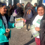 Masiva difusión de Liberación Popular y prensa Al Frente en el Encuentro de San Luis