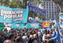 Los sindicatos y las fuerzas populares llenamos la Plaza de Mayo