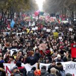 Huelgas en Francia