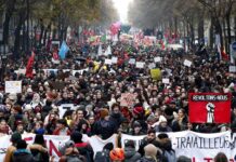 Huelgas en Francia