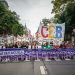 Estudiantes y docentes movilizaron a Legislatura porteña por aumento del presupuesto