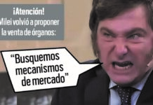 Milei volvió a proponer la venta de órganos