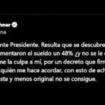 Firmó, cobró y lo pescaron