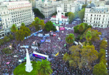 La histórica movilización en defensa de la universidad pública