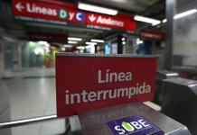 Paro escalonado en el subte