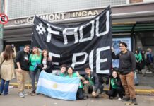 Los estudiantes contra la Ley Bases
