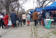 Campaña sanitaria y social en Villa Celina