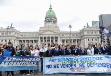 No a la reprivatización de Aerolíneas Argentinas