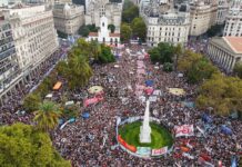 24M antifascista, unitario y multitudinario