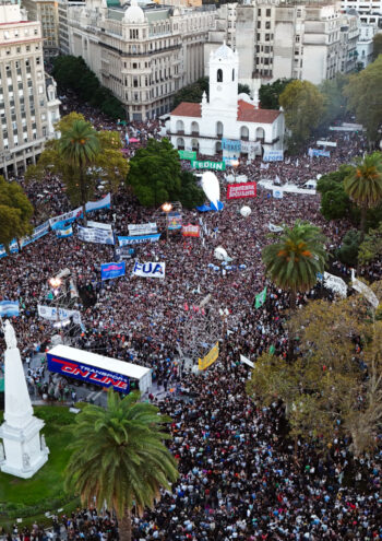 Marcha Federal Universitaria. Foto: Matías Baglietto