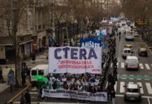 Contundente paro nacional docente